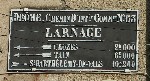 Larnage plaque de cocher 