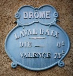 Laval d'Aix plaque communale