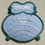 St Dizier plaque communale